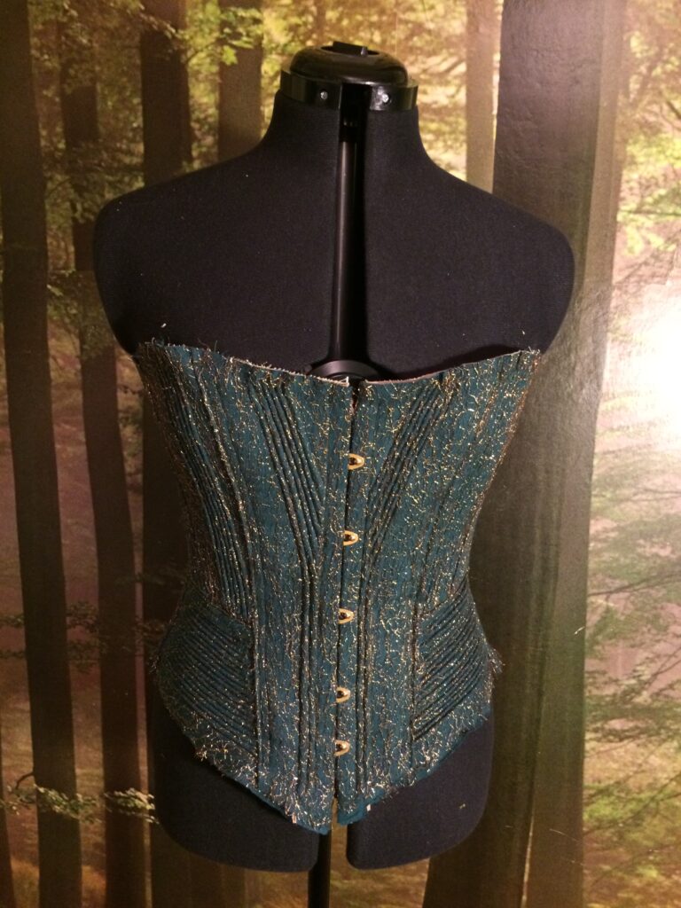 Demeter corset front unfinished