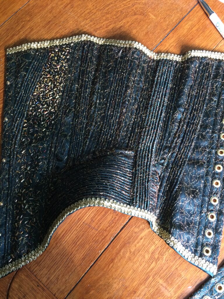 Demeter corset detail